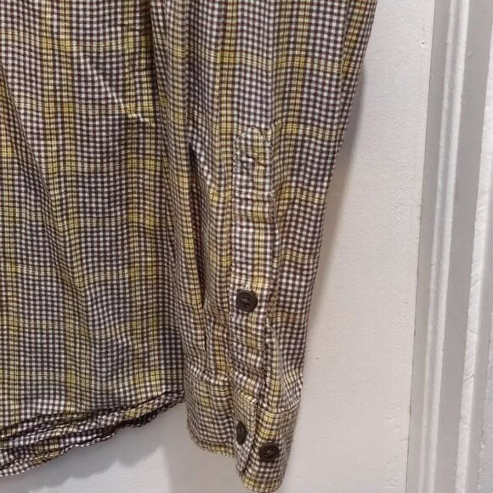 Columbia Men's Plaid Long Sleeve Shirt | Size L | Rugged Comfort Meets Everyday - Picture 8 of 13